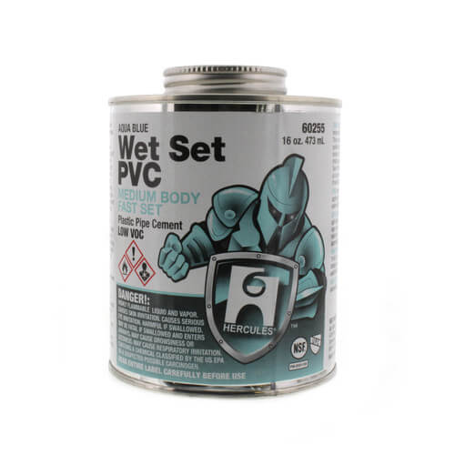 16 oz. Medium Body, Fast Set PVC Cement (Blue)