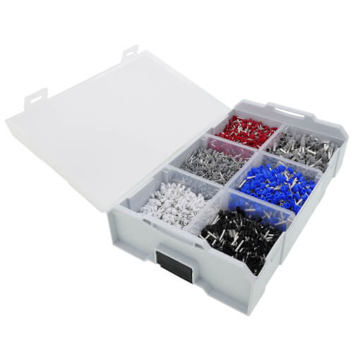 Assorted L-Boxx Ferrule Kit #20AWG, #18AWG, #16AWG, #14AWG & #12AWG