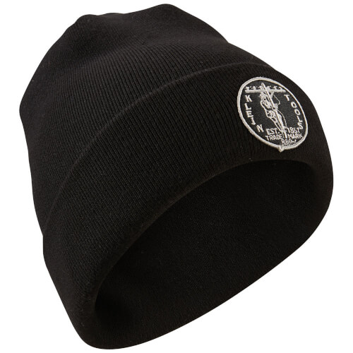 Main product image of Heavy Knit Hat, Vintage Patch Logo (Black)