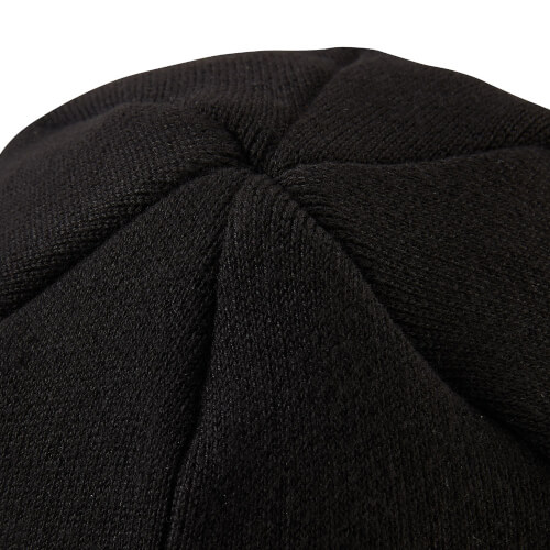 Main product image of Heavy Knit Hat, Vintage Patch Logo (Black)