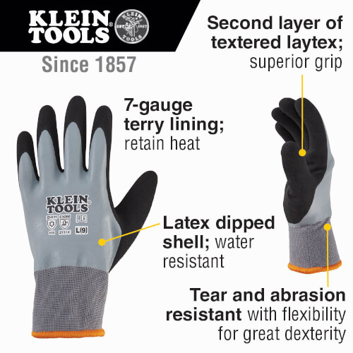 Main product image of Coated Thermal Gloves (L)