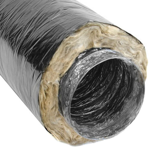 14" x 25' F318 Insulated Flex Duct (Black Jacket)