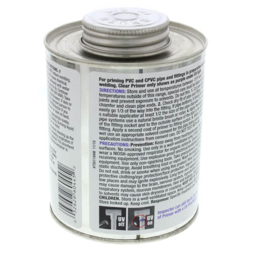 Main product image of 16 oz. Un-Purple PVC Primer