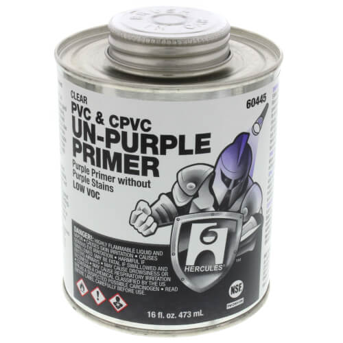 60445 Hercules 60445 16 oz. UnPurple PVC Primer