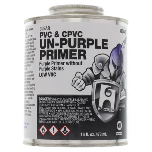 60445 Hercules 60445 16 oz. UnPurple PVC Primer