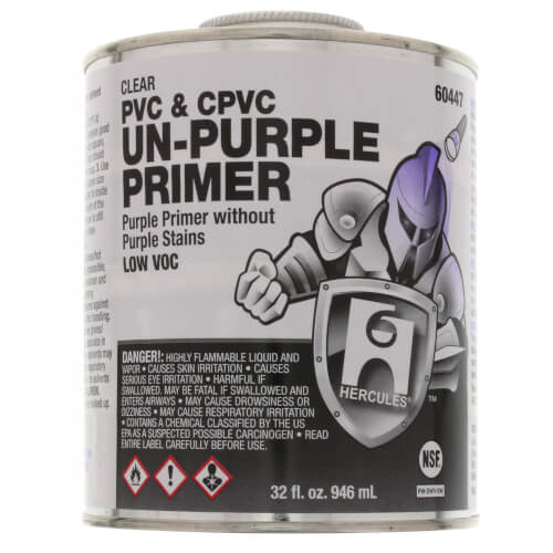60447 Hercules 60447 32 oz. UnPurple PVC Primer
