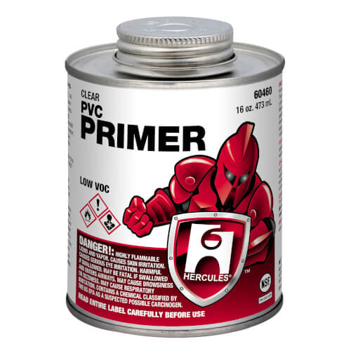 60460 Hercules 60460 16 oz. Clear PVC Primer