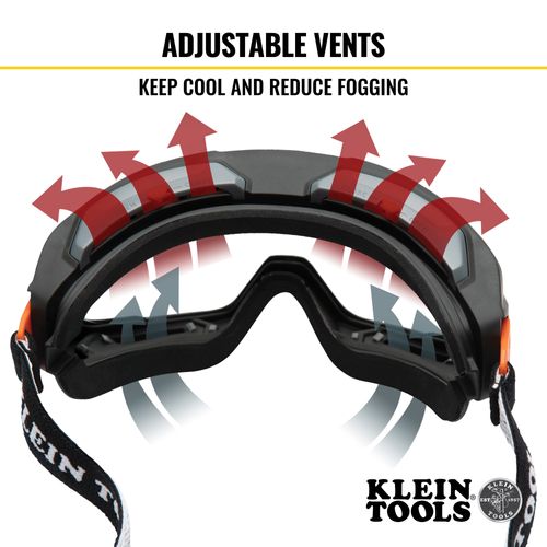 Main product image of Clear Replacement Lens for Safety Goggles, Anti-Fog, Anti-Scratch