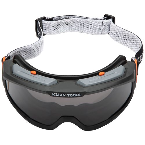 Main product image of Gray Replacement Lens for Safety Goggles, Anti-Fog, Anti-Scratch