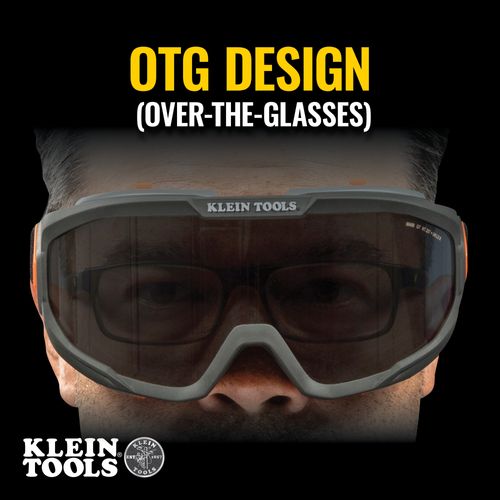 Main product image of Gray Replacement Lens for Safety Goggles, Anti-Fog, Anti-Scratch