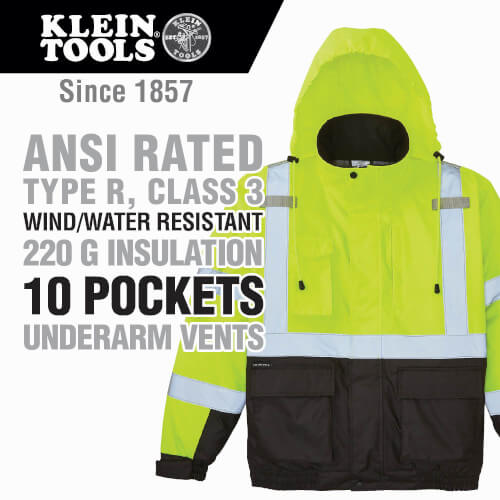 Main product image of High-Visibility Winter Bomber Jacket, 2XL