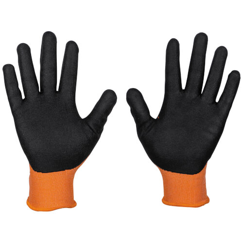 Main product image of Cut Level A1 Knit Dipped Gloves, Touchscreen Capable (X-Large, 2 Pairs)