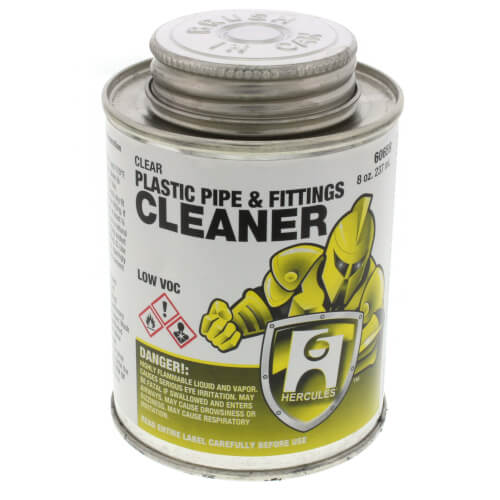 8 oz. Plastic Pipe and Fittings Cleaner (Clear)
