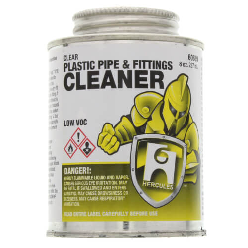 8 oz. Plastic Pipe and Fittings Cleaner (Clear)