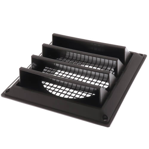 606B Lambro Industries 606B 6" Louvered Air Intake Vent (Brown)