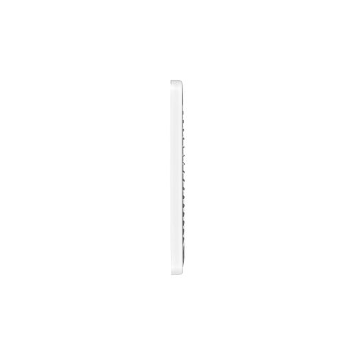 Main product image of 6" White Mini Louvered Plastic Fresh Air Intake Vent, Flush Mount