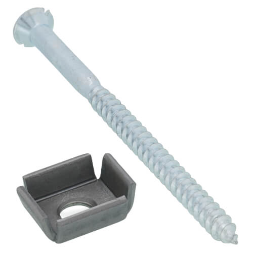 Top Center Support Assembly for 9A Baseray Baseboard Heater