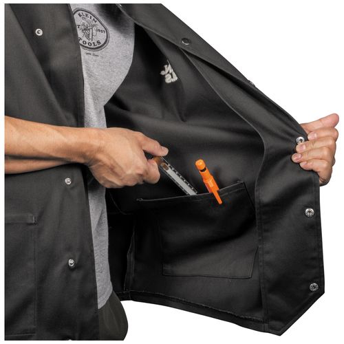 Main product image of Flame-Resistant Welding Jacket w/ Removable Welding Sleeves - XL (Black)