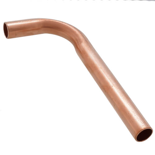 1/2" Male Sweat x Female Sweat Tub/Shower Pressure Elbow, 1" Radius, No Lead (1-1/2" x 7")