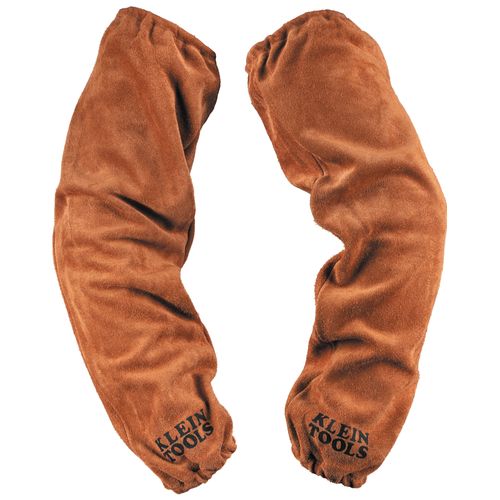 Main product image of Leather Flame-Resistant Welding Sleeves (Brown)