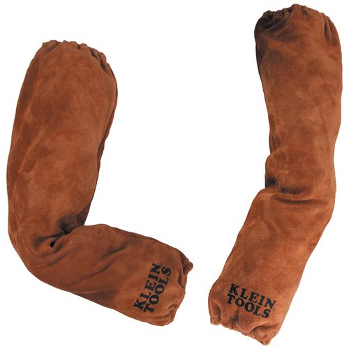Main product image of Leather Flame-Resistant Welding Sleeves (Brown)