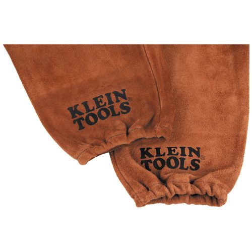 Main product image of Leather Flame-Resistant Welding Sleeves (Brown)