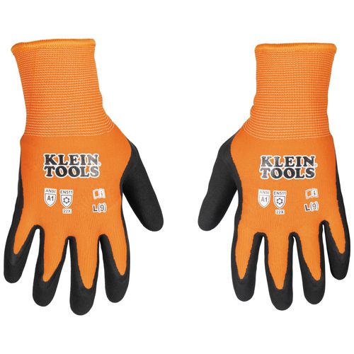 Main product image of Cut Level A1 Winter Knit Dipped Gloves, Touchscreen Capable (Large)