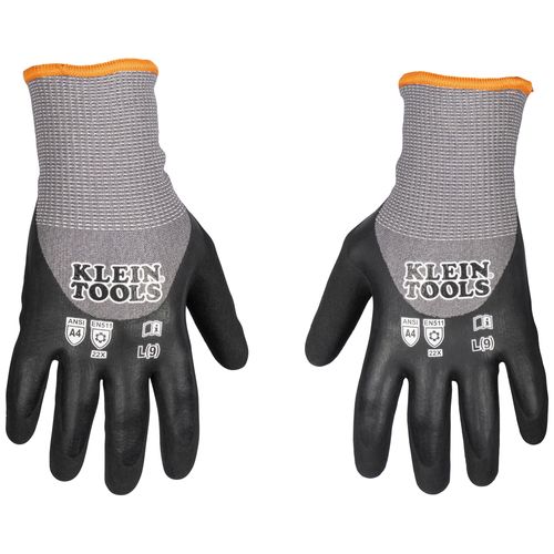 Main product image of Cut Level A4 Winter Knit Dipped Gloves, Touchscreen Capable (Large)