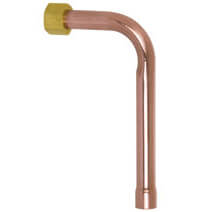 1/2" Female Swivel x Female Sweat Tub/Shower Pressure Elbow, 6" Radius, No Lead (3" x 6")