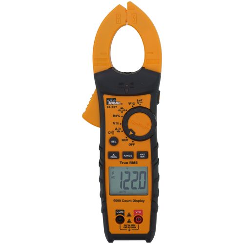 Main product image of AC/DC TRMS TightSight Clamp Meter with Flashlight, LoZ, NCVT and Temperature (600A)