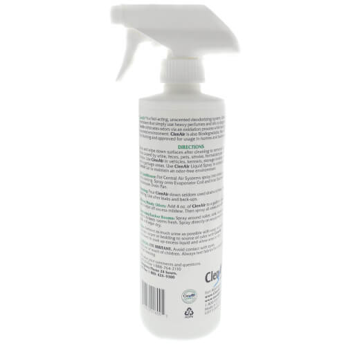 Main product image of ClenAir Liquid Formula Unscented Spray 16 oz