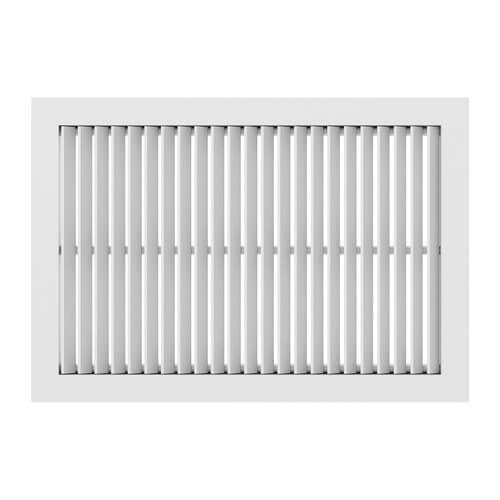 16" x 16" (Wall Opening Size) Extruded Aluminum Return Grille (RH45 Series)