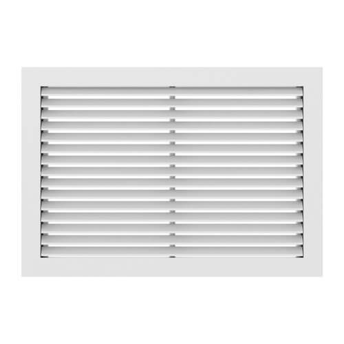 16" x 16" (Wall Opening Size) Extruded Aluminum Return Grille (RH45 Series)