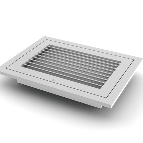 Main product image of 30" x 12" (Wall Opening Size) Extruded Aluminum Return Grille (RH45 Series)