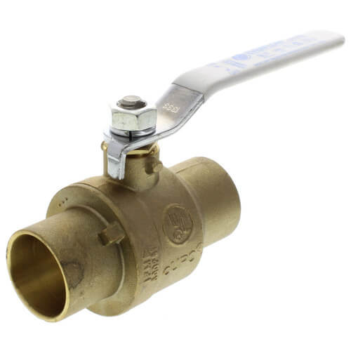 1-1/4" Full Port Sweat Ball Valve (Lead Free)