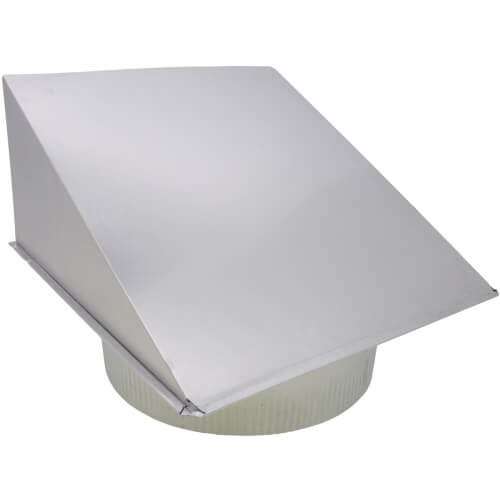10" Aluminum Fresh Air Inlet Wall Cap