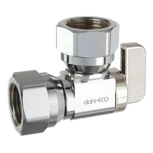 1/2" FIP x 1/2" FIP Angle Stop Valve, Lead Free (Chrome Plated)