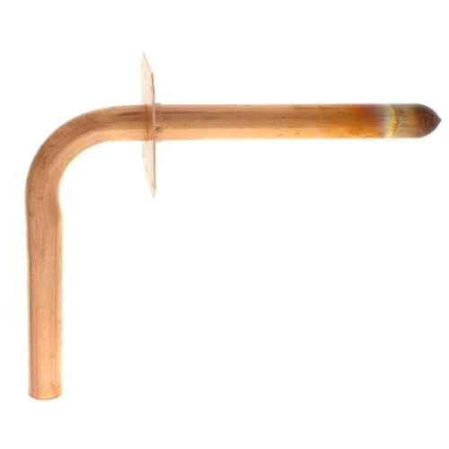 1/2" Male Sweat Copper Tub Spout Stub Out Elbow (5" x 7")