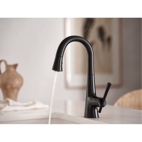 Main product image of Kurv 1 Handle Bar Faucet (Matte Black), 6126BL