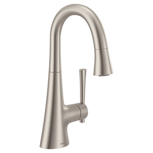 Main product image of Kurv Spot Resist Stainless 1 Handle High Arc Bar Faucet, 6126SRS