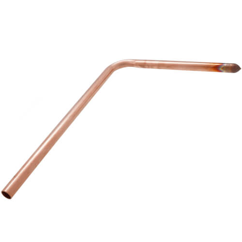Main product image of 1/2" Male Sweat Copper Tub Spout Stub Out Elbow, No Lead (13" x 9")