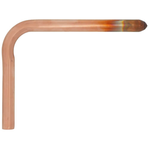 1/2" Male Sweat Copper Tub Spout Stub Out Elbow (5" x 7")