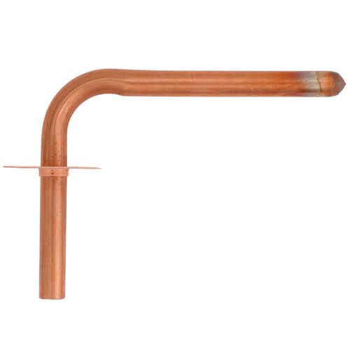 1/2" Male Sweat Copper Tub Spout Stub Out Elbow with Square O Strap, No Lead (5" x 7")