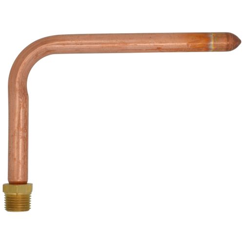 Main product image of 1/2" MIP Swivel Copper Tub Spout Stub Out Elbow (5" x 7")