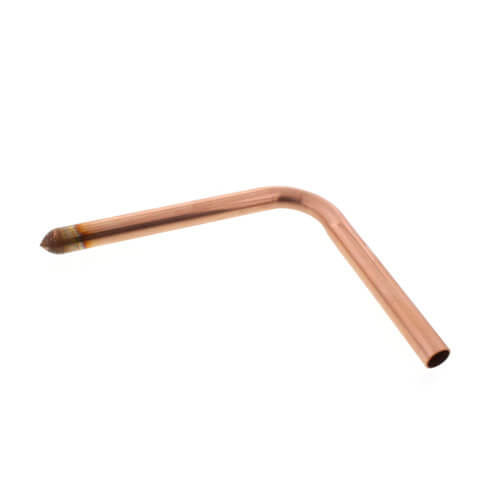 1/2" Male Sweat Copper Tub Spout Stub Out Elbow (6" x 7")