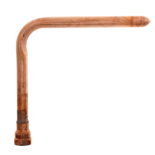 Main product image of 1/2" FIP Copper Tub Spout Stub Out Elbow (6" x 7")