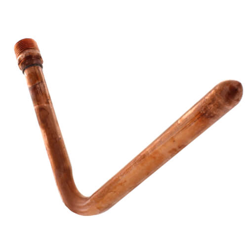 1/2" MIP Copper Tub Spout Stub Out Elbow (6" x 7")