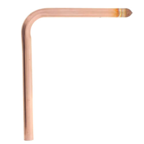Main product image of 1/2" Male Sweat Copper Tub Spout Stub Out Elbow (8" x 7")