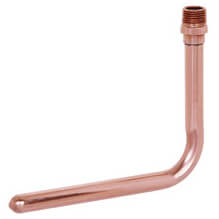 Main product image of 1/2" MIP Copper Tub Spout Stub Out Elbow (8-1/2" x 7")