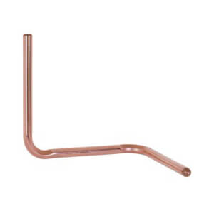 1/2" CTS Offset Tub Spout Elbow, Spun Left, No Lead (8" x 8" x 7")